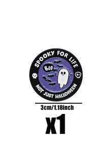Halloween Badge, Ghost Theme Design. Suitable For Halloween Theme Party, Halloween Gift, Souvenir, Gift For Friends, Backpack Decoration And Holiday Accessories. - One Size Fits All - View 11