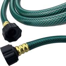 Darnassus PVC Garden Hose 1/2 Inch, 5 FT Flexible Water Hose Green With Male And Female Plastic Fittings - No Leaking And Lightweight For Household - ColorE - View 3