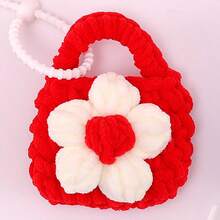 Knitted Plush Coin Purse, Cute Mini, Earphone Protective Case - Multicolor - View 8