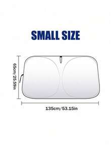Car Windshield Sun Shade, Anti-UV Heat Insulation Device, Car Anti-Glare Sun Visor, Car Front Windshield Sun Shade, Car Window Sun Shade, Car Sun Shade Board. Easy To Install, Suitable For Installation Inside The Front Windshield, Helps Prevent Sunlight From Shining On The Dashboard And Interior. - One Size - View 12