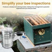 Beekeeping Tools Stainless Steel Large Heat Shield Beekeeping Apiary Beekeeper - View 7