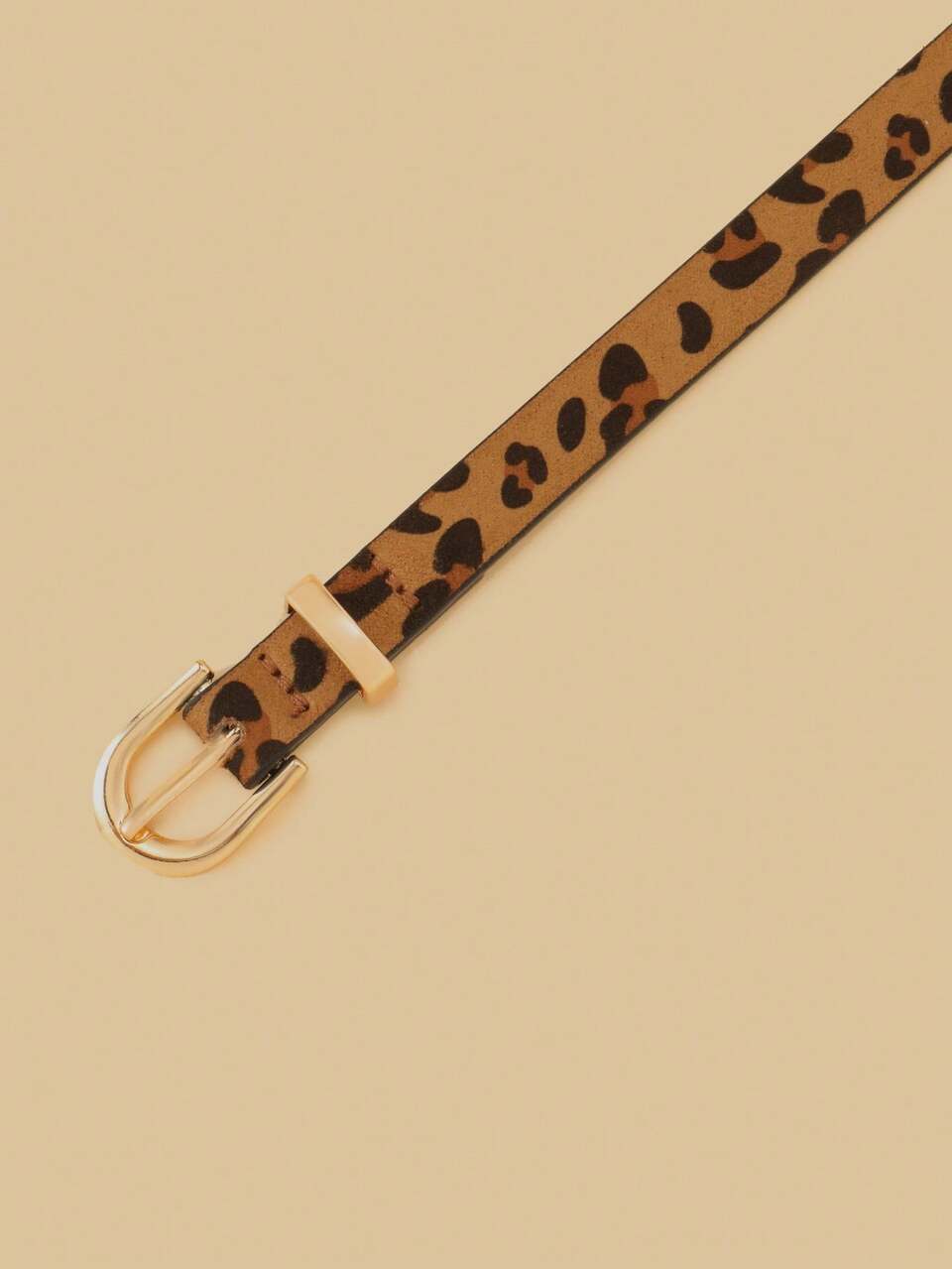 Women's Fashion Shiny PU Skinny Waist Belt, High Quality PU Belt For Jeans, Dresses Decoration Leopard Print Summer, School,Halloween