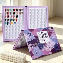 160/216/320 Color Nail Polish Color Chart Book, With Blank Nail Color Test Strips Nail Polish Display Album, Professional Nail Salon Color Chart Display Board, Suitable For Nail Art Supplies - Multicolor - View 4