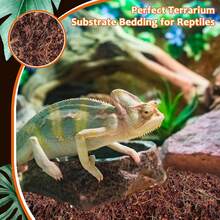 Riare 2 Pack Natural Coconut Fiber Substrate For Reptile- Premium Compressed Coconut Husk Terrarium Bedding For Reptile, Tortoise, Frogs, Snakes Hermit Crabs, Burrowing Animals - 2 Pack - View 7