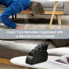 Multi-Compartment Remote Control Storage Box, Multi-Functional Desktop Organizer, Suitable For TV Remote, Stationery, Glasses, Cosmetics And Small Items Storage, Space-Saving Bedside Table Storage Box, Universal For Home And Office Scenarios, Creative And Practical Home Storage Box - A - View 4