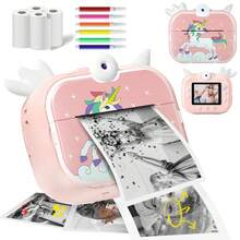 Kids Instant Camera Toy With Dual 1080P HD Cameras, 1200mAh Battery, 2 Printing Modes And 3 Printing Density Levels, Perfect Gift For Children, Suitable For Christmas And New Year - Multicolor - View 25