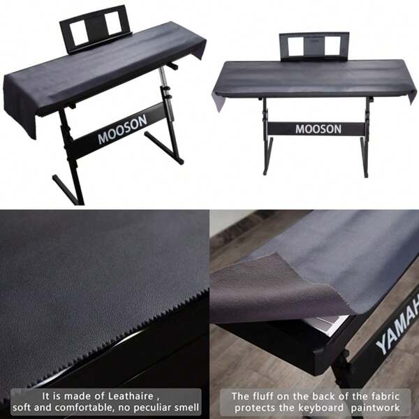 Keyboard Piano Cover, Digital Piano Dust Cover, Light Luxury Soft And Premium Surface, Thickening Electronic Organ Covering Keyboard Update Encasement