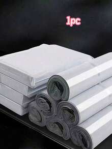 100pc Thickened Waterproof Mailing Bags Set, Waterproof And Moisture-Proof Thickened Plastic Shipping Bags, Self-Sealing With Strong Adhesive For Secure Closure, Reusable Multi-Functional Storage, Suitable For Clothing Shipping, Small Item Packing, Travel Storage, Moving Organization And Back To School Supplies Storage, Multiple Sizes And Quantities To Choose From, Both Practical Mailing Packaging Bags And Great Home And Travel Storage Helpers, Get Shipping And Storage Done In One Bag - A-White - View 19