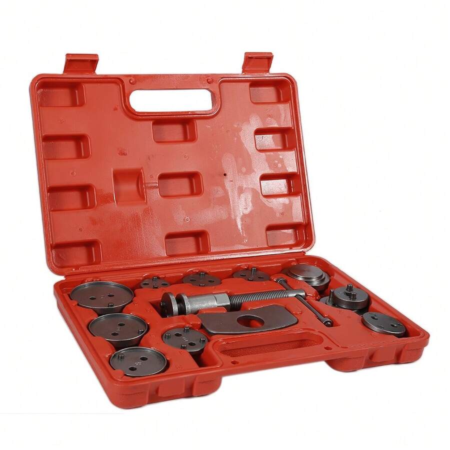 13-Piece Brake Piston Reset Tool Set Universal Car Reset Brake Caliper Piston Tool Kit Spindle - A - View 1