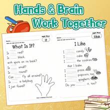 Common Words Sentence Fill-In-The-Blanks Workbook - Fun And Educational Fill-In-The-Blanks Reading Practice To Help Kindergarten And First Grade Children Learn High-Frequency Words - Early Learning - View 6