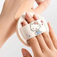 Miniso Sanrio Hello Kitty Cushion Puff Set (2 Packs+Storage Box),Powder Puff For Fast And Even Makeup, Comes With Dustproof Storage Box For Easy Carrying And Storage, Suitable For Home And Travel Use - Multicolor - View 3