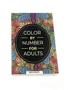 1pc Adult Coloring Book: 75 Exquisite Patterns, Provides Fun, Relaxation And Stress Relief For Adults Through Coloring Experience, Covering Floral, Animal, Mandala, Nature And Landscape Themes, Suitable For Back To School Season And School Supplies - Single Piece - View 13