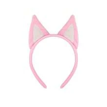 1pc Cute Dog Ear Headband Set, Halloween Party Cosplay Costume Accessory Prop, Fun Decorative Hair Accessory, Perfect For Holiday Parties And Themed Events - Multicolor - View 4