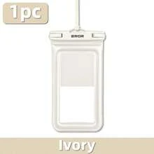 1 pieza Bolsa impermeable sellada para teléfono, bolsa flotante universal, funda transparente con pantalla táctil para playa, piscina, buceo, fotografía submarina y viajes - A - Ver 11