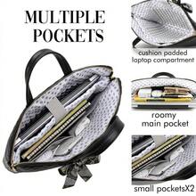 Kamulu 15.6 Inch Laptop Bag For Women, Compatible With Apple Air/Pro, HP And Other Brands, Compact And Lightweight Handbag, 13/14/15 Inch Laptop Sleeve, Essential For Business Trip, Travel And Commute - View 7