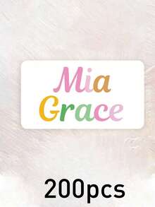 LICVIC Custom Stickers, Personalized Name Labels Stickers, Back To School Supplies For Kids, Customized Name Tag Stickers, Customizable Stickers, Boy, Girl - Multicolor - View 12