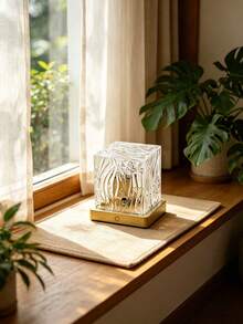 Artistic Square Ambient Lamp, 16-Color RGB Aurora Or Ripple Light With Touch Switch - 多色光 - 查看 10