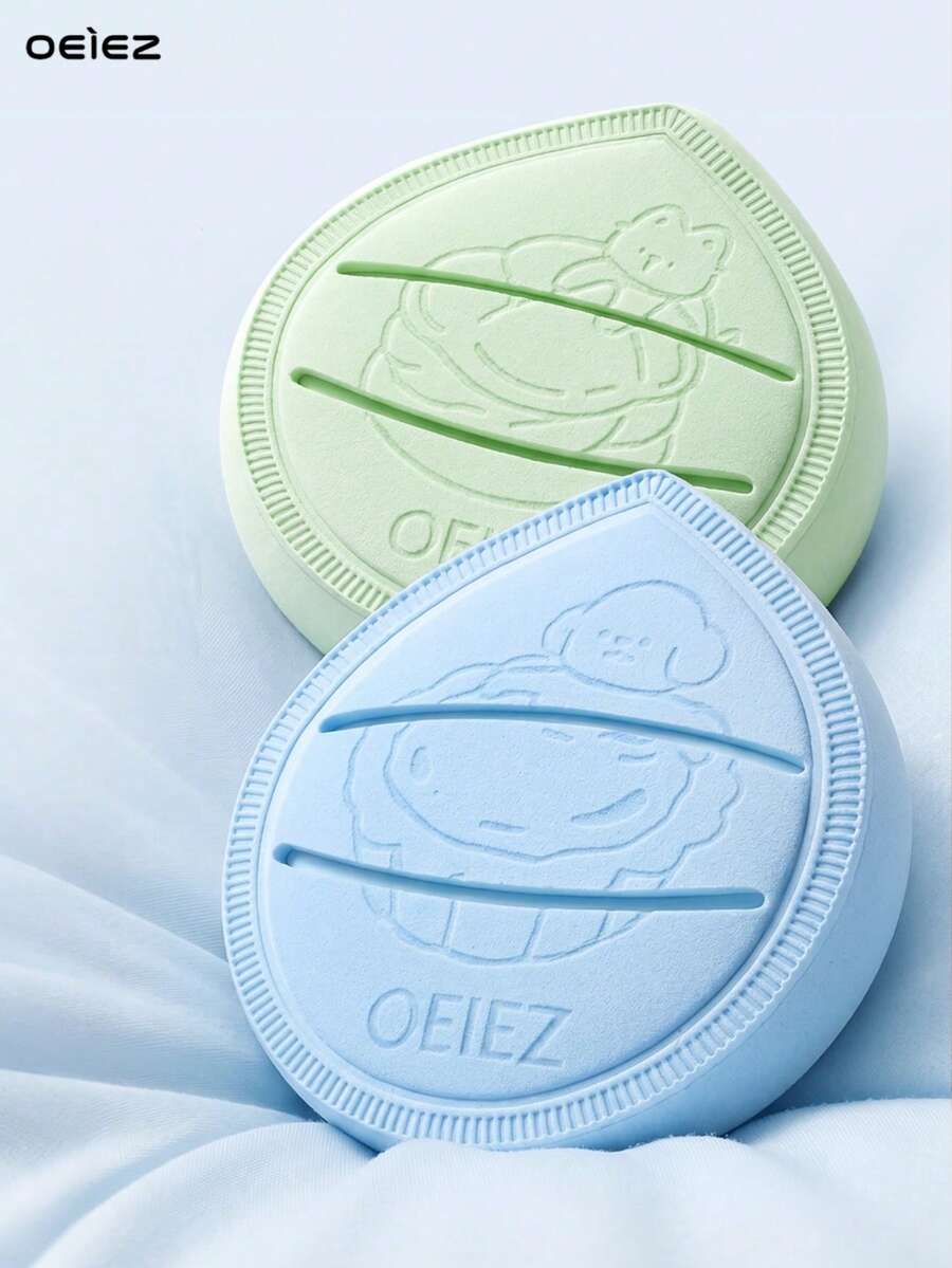 OEIEZ Candy Cloud Makeup Sponge With Storage Box, Dual Use Wet & Dry, Soft & Elastic Makeup Sponge, Suitable For All Skin Types, Sensitive Skin Friendly, Create Flawless Base Makeup