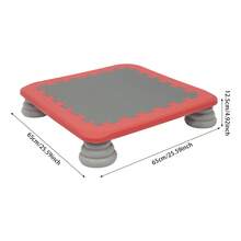 kangten Small Trampoline, Mini Bouncing Board, Balance And Bounce For Indoor And Outdoor Use - Red - View 2