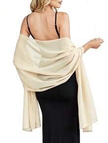 Women's Chiffon Shawl Scarf, Soft Breathable Multi-Color Elegant Long Headscarf, Suitable For Bridal Party, Graduation Ceremony, Beach Vacation - Multicolor - View 9