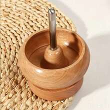 DIY 珠子旋轉器,珠子旋轉器珠飾製作,簡易旋轉木製手鍊旋轉器附 1 根珠針,適用於製作種子黏土珠腰帶、手鍊 - 彩色 - 查看 6