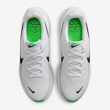 Nike REVOLUTION 8 Mesh Versatile Non-Slip Durable Comfortable Classic Running Shoes Men's - White Black - View 6