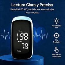 USB-C Rechargeable Digital Pulse Oximeter, Highly Accurate Finger Pulse - View 10