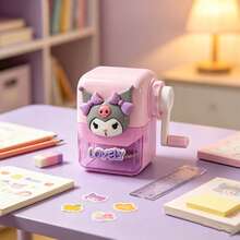 SANRIO 可愛手動鉛筆削筆器，耐用塑膠材質，適合成人的完美禮物，學校用品、辦公室裝飾、動漫愛好者（配件需自行組裝） - 查看 5