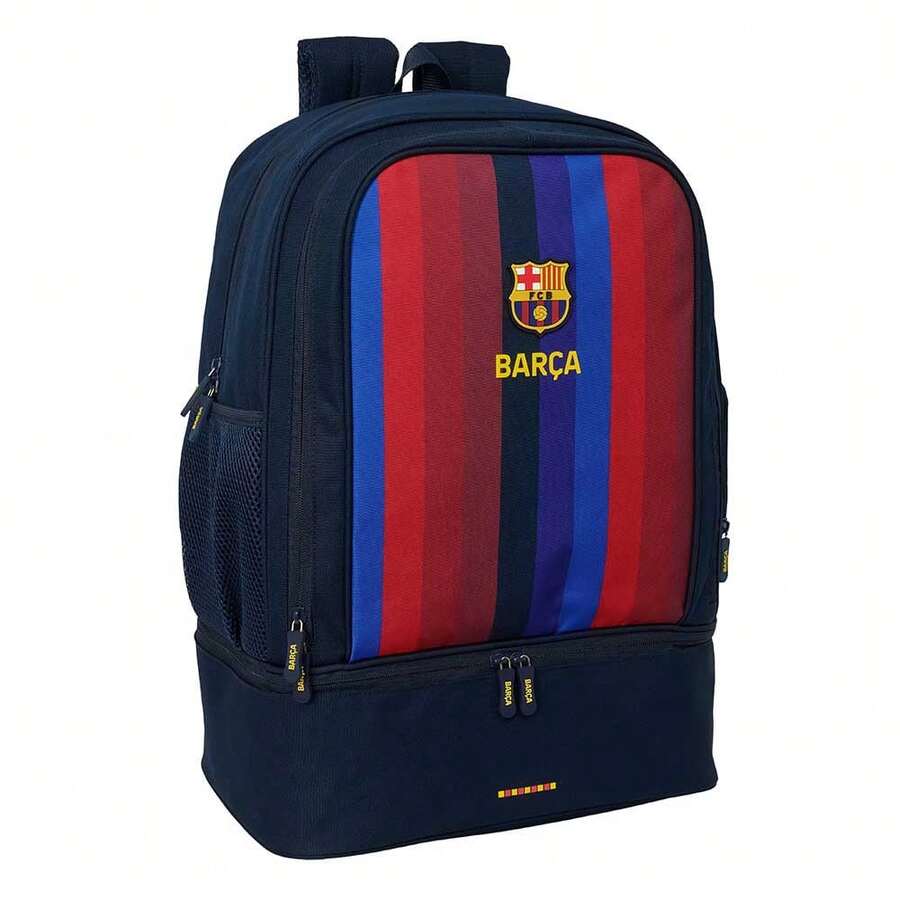 FC Barcelona 巴塞隆納足球俱樂部26/27賽季主場球衣訓練/學校背包,半硬質底部隔層拉鍊,男女童通用,尺寸為35x24x50厘米 - 訓練 - 查看 1