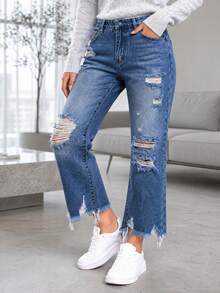 Women Jeans - Blue - View 3