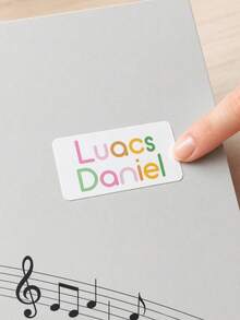LICVIC Custom Stickers, Personalized Name Labels Stickers, Back To School Supplies For Kids, Customized Name Tag Stickers, Customizable Stickers, Boy, Girl - Multicolor - View 7