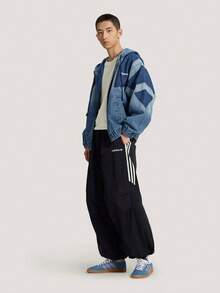 Adidas Originals 男士運動長褲 M 號 梭織長褲 KR2607 - 黑色 - 查看 7