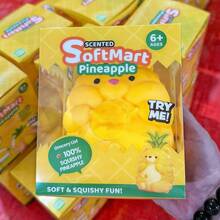Squishy Best-Selling Giant TPR Big Pineapple Squeeze Toy That Simulates Big Grapes, Big Bananas And Big Peaches With Slow Rebound Effect For Stress Relief. - Multicolor - View 2