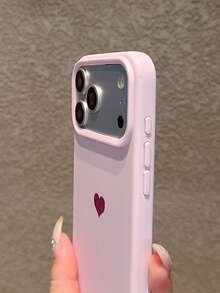 4pcs Set [Pink + Purple + Sky Blue + White] Heart Dopamine Pink Phone Case, Compatible With IPhone 18 Pro Max/18 Pro/18/17 Pro Max/17 Pro/17/16 Pro Max/16 Pro/16/16 Plus/15/15 Pro Max/15 Pro/15 Plus/11/12/13/14 Pro Max/12 Pro/12 Pro Max/13 Pro/13 Pro Max/14 Pro/14 Pro Max/14 Plus Full Coverage Anti-Drop Protective Cover, Creative Design, Suitable For Men And Women - 4-piece Set [Pink + Purple + Sky Blue + White] - View 8