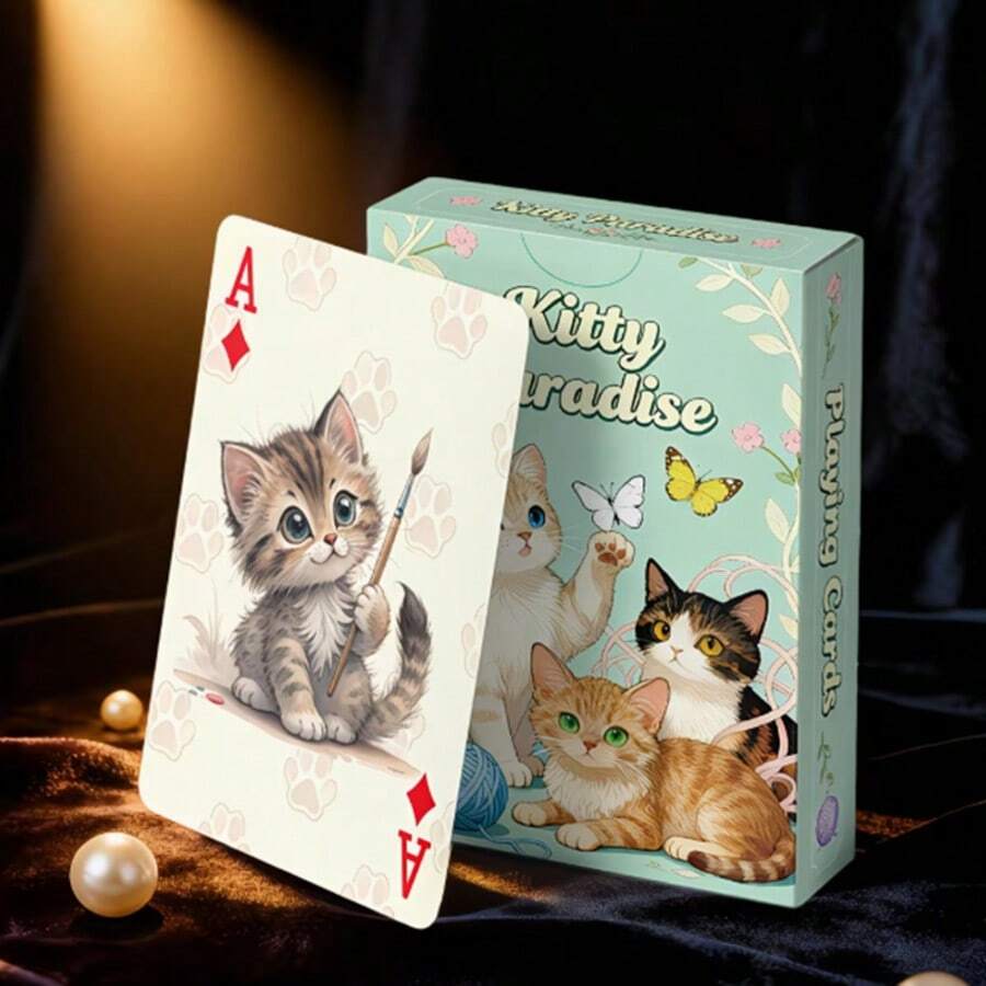 Fantasy Dynamic Cute Creature Playing Cards, Artistic Grade Paper, High-End Luxury Design, Suitable For Games, Gifts, Party Entertainment - Multicolor - View 1