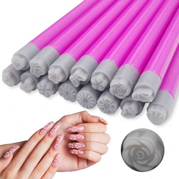 Juego de 5/10/30 piezas de bolígrafos para estampar arte de uñas (incluye patrones florales), bolígrafo para estampar arte de uñas/bolígrafo de grafiti/bolígrafo de pintura, herramientas para estampar arte de uñas, juego de arte de uñas DIY, juego de estampar arte de uñas sin alcohol, adecuado como regalo para familia, amigos y seres queridos, regalo de temporada de regreso a la escuela