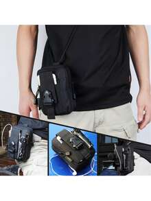 Tactical MOLLE EDC Belt Pouch, High Strength Nylon Utility Waist Bag, Multi-Functional Storage Organizer For Outdoor Hiking Camping Hunting Enthusiast Supplies - Multicolor - View 8
