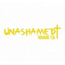 1pc UNASHAMED Romans 1:16 Cross Letter Car Sticker, Multi-Color Options, PVC Waterproof Self-Adhesive Vinyl Decal, Religious Faith Decoration Sticker, Suitable For Car, SUV, MPV, Truck Windows, Bumpers, Exterior And Interior - Multicolor - View 4