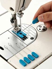 Sewing Machine Threader, Quick Threading, Suitable For Multiple Sewing Machine Models; Easy To Use; Suitable For Home Sewing And Tailoring Projects, Ideal Gift For Adults And Elderly; Convenient Tool For Quick Threading Sewing - Multicolor - View 4