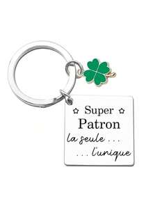 Boss Gift Keychain - Birthday Or Christmas Gift For Boss, Colleague Or Retiree - Personalized Work Gift - Silver - View 3