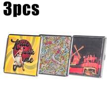 3in1, New Creative Retro Nostalgic Style Thick Cigarette Storage Box, 20-Cigarette Large Capacity Portable Pressure-Resistant Cigarette Holder, Outdoor Portable Smoking Accessories, Creative Holiday Gift! - Multicolor - View 9