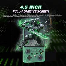 R36MAX 2 Retro Handheld Game Console, 4.5-Inch 1024x768 IPS HD Screen, Built-In 64GB 18000+ Classic Games, 30+ Emulators, Open Source Linux System, Dual Arcade Joysticks, 4000mAh Battery, Portable Adult Game Console - View 4