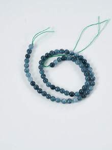 1顆天然深藍色藍寶石隔珠 6/8/10mm，高品質珠寶DIY手工配件，適用於手鍊、項鍊、吊墜與裝飾 - 霧霾藍 - 查看 9