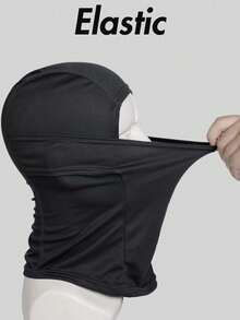 1pc Balaclava Windproof Cold-Proof Thermal Lined Warm Full Face Mask Head Cover Suitable For Motorcycle Travel Men Sports Riding Skiing Snowboard Hiking - Multicolor - View 5