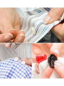 Juego de 10 piezas de hilo de coser, hilo de coser duradero - Hilo de poliéster resistente, adecuado para máquina de coser, uso industrial y doméstico, acolchado, hilo de coser, costura de punto de bloqueo, hilo de coser de alta calidad - A - Ver 3