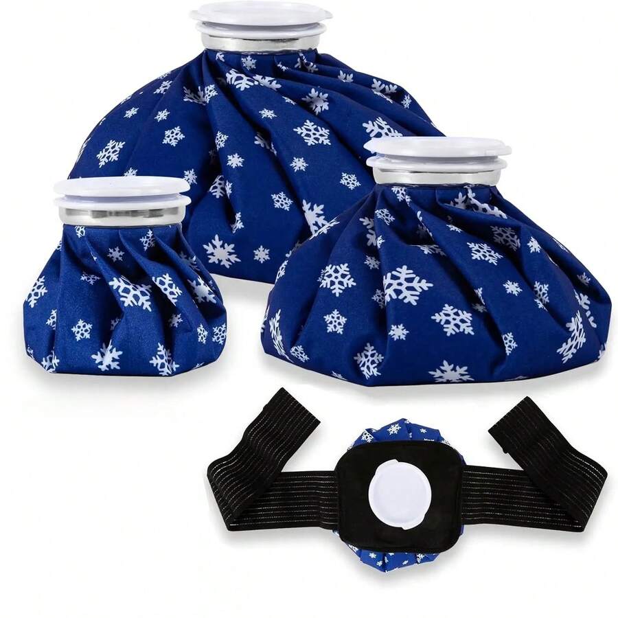 1-2pcs Reusable Ice Packs, Suitable For Cold And Hot Compress, 3 Sizes 6"/9"/11" Optional, Durable Polypropylene Material, Heat-Resistant Ring, Soft Material, Full Body Cold And Hot Compress Ice Packs