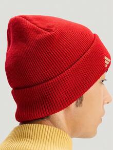 Adidas Unisex SPW NEWY Beanie Knit Hat KS0307 - Red - View 2