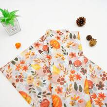 Autumn And Winter Harvest Thanksgiving Printing Semi Transparent Tissue Packaging Paper 19.69 * 13.78 Inches, Bouquet Packaging Decorative Tissue, Gift Box Lining, DIY Gift Decoration, Thanksgiving Christmas Party Packaging Supplies - View 4