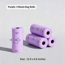 Multi-Color Scented Pet Poop Bags Rolls, Tear Resistant Leakproof Dog Waste Bags With Lovely Cartoon Puppy Pattern And Pet Waste Bags, Durable Dog Poop Bags For Daily Walking - View 15
