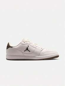 Men's JORDAN COURT CONNECT LOW Athletic Casual Shoes Low-Top IQ5698-004 - Black and White - View 2